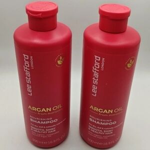 New 2 Bottles Stafford Argan Oil Nourishing Shampoo 16.9 Oz  Each